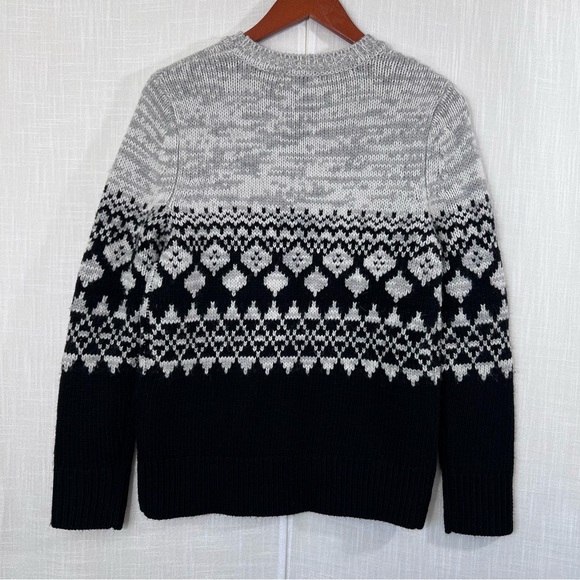 Banana Republic Merino Wool/Alpaca Italian Yarn Fair Isle Knit Sweater Sz S - Picture 6 of 10